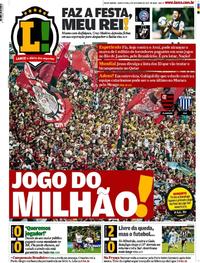Capa do jornal Lance - Rio de Janeiro 05/12/2019