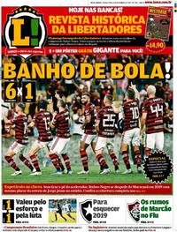 Capa do jornal Lance - Rio de Janeiro 06/12/2019