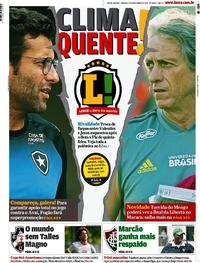 Capa do jornal Lance - Rio de Janeiro 09/11/2019