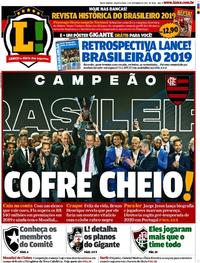 Capa do jornal Lance - Rio de Janeiro 11/12/2019
