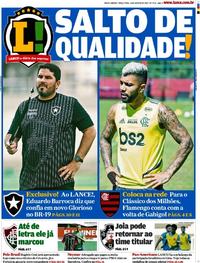 Capa Jornal Lance - Rio de Janeiro