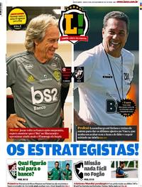 Capa do jornal Lance - Rio de Janeiro 13/11/2019