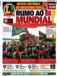 Capa do jornal Lance - Rio de Janeiro 14/12/2019