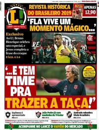 Capa do jornal Lance - Rio de Janeiro 15/12/2019