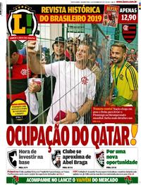 Capa do jornal Lance - Rio de Janeiro 16/12/2019