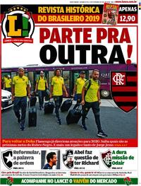 Capa do jornal Lance - Rio de Janeiro 23/12/2019