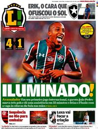 Capa do jornal Lance - Rio de Janeiro 24/05/2019