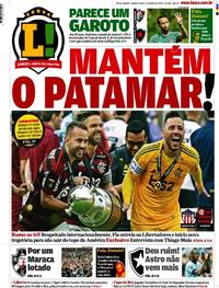 Capa do jornal Lance - Rio de Janeiro 04/03/2020