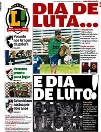Capa do jornal Lance - Rio de Janeiro 08/02/2020