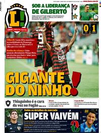 Capa do jornal Lance - Rio de Janeiro 23/01/2020