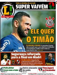 Capa do jornal Lance - São Paulo 09/12/2018
