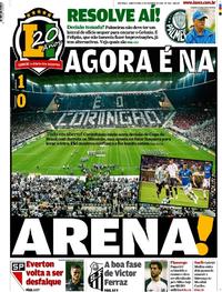 Capa do jornal Lance - São Paulo 11/10/2018