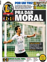 Capa do jornal Lance - São Paulo 17/09/2018