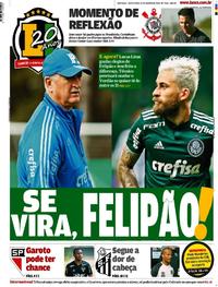 Capa do jornal Lance - São Paulo 24/08/2018