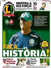 Capa do jornal Lance - São Paulo 04/05/2019