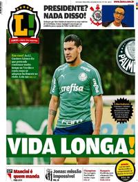 Capa do jornal Lance - São Paulo 05/03/2019