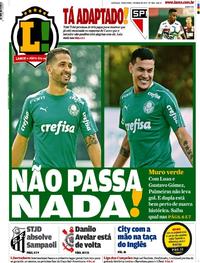 Capa do jornal Lance - São Paulo 07/05/2019