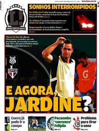 Capa do jornal Lance - São Paulo 09/02/2019