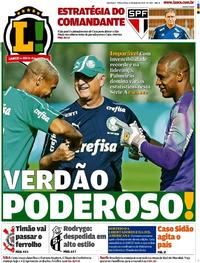 Capa do jornal Lance - São Paulo 14/05/2019