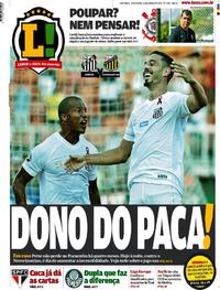 Capa do jornal Lance - São Paulo 15/03/2019