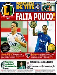 Capa do jornal Lance - São Paulo 05/07/2019