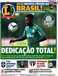 Capa do jornal Lance - São Paulo 09/07/2019