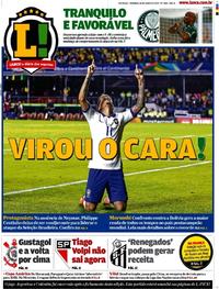 Capa do jornal Lance - São Paulo 16/06/2019