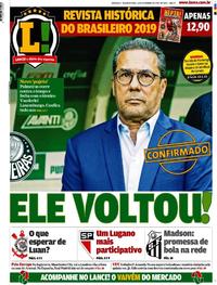 Capa do jornal Lance - São Paulo 16/12/2019