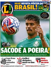 Capa do jornal Lance - São Paulo 20/07/2019