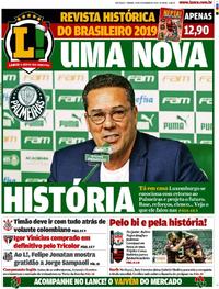 Capa do jornal Lance - São Paulo 21/12/2019