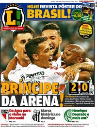 Capa do jornal Lance - São Paulo 26/07/2019