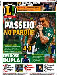 Capa do jornal Lance - São Paulo 31/07/2019