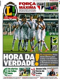 Capa do jornal Lance - São Paulo 03/03/2020