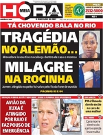 Capa do jornal Meia Hora 06/12/2016