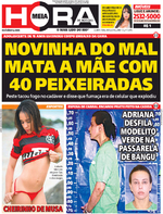 Capa do jornal Meia Hora 08/12/2016