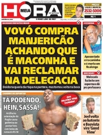 Capa do jornal Meia Hora 13/12/2016
