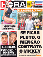 Capa do jornal Meia Hora 17/12/2016