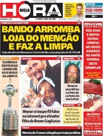 Capa do jornal Meia Hora 21/12/2016