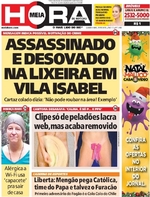 Capa do jornal Meia Hora 22/12/2016