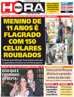 Capa do jornal Meia Hora 23/11/2016
