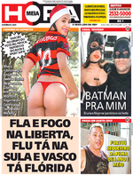 Capa do jornal Meia Hora 23/12/2016