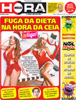 Capa do jornal Meia Hora 24/12/2016