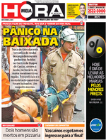 Capa do jornal Meia Hora 25/11/2016