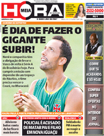 Capa do jornal Meia Hora 26/11/2016
