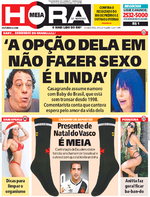 Capa do jornal Meia Hora 26/12/2016