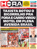 Capa do jornal Meia Hora 28/11/2016