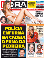 Capa do jornal Meia Hora 28/12/2016