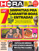 Capa do jornal Meia Hora 31/12/2016
