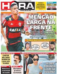 Capa do jornal Meia Hora 01/05/2017