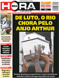 Capa do jornal Meia Hora 01/08/2017